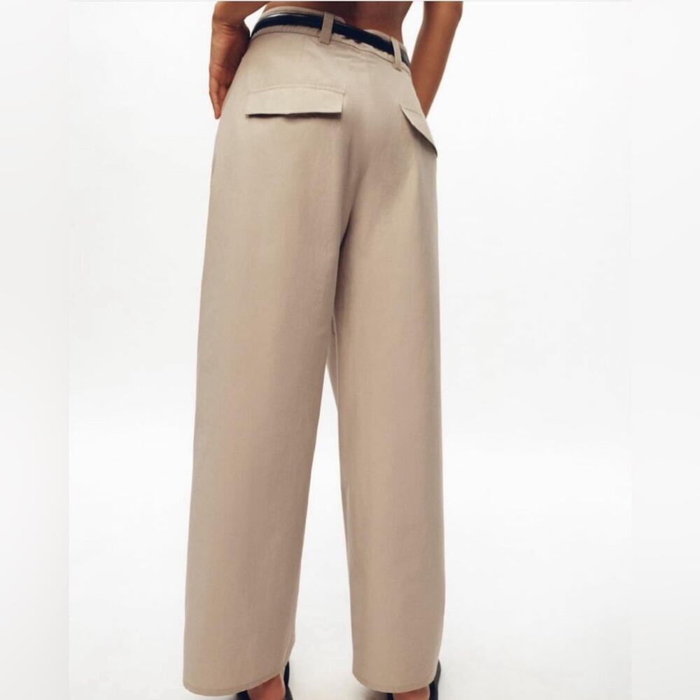ZARA CULOTTES WITH TOPSTITCHING - Picture 12 of 14